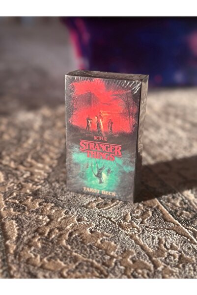 Galaksi Dükkanı Stranger Thıngs Tarot Destesi /Tarot Kartları -10cm 6,5cm boy...