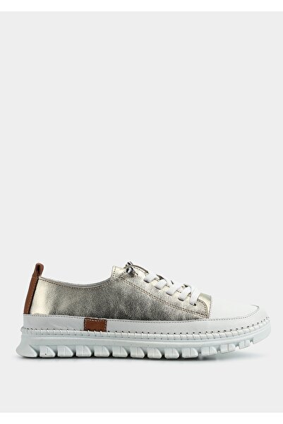 Eclipse Gold Leather Women's Shoes