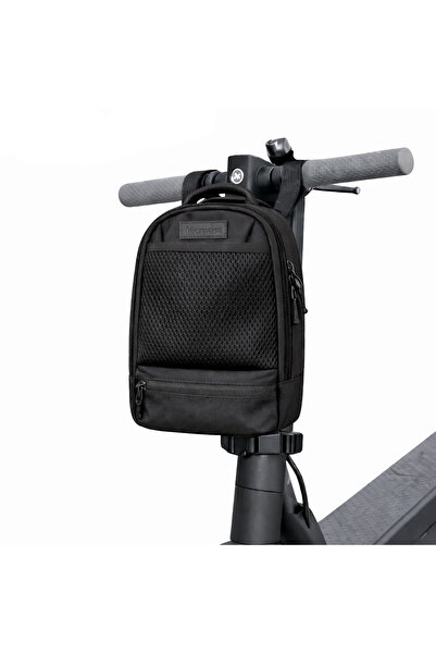 Microcase Suluk Bölmeli Çapraz Omuz Askılıklı Siyah Scooter Çantası AL5537