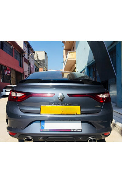 GR-Dizayn RENAULT MEGANE 4 ARACA ÖZEL ÜRETİM YARASA SPOİLER A+ KALİTE FİBER M...