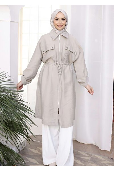 Gioni Waist Belted Double Pocket Gabria Cap