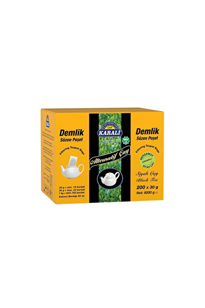 Karali Çay Karali Alternatif Demlik Poşet ( Bergamot Aromalı Kokulu ) 200 X 3...