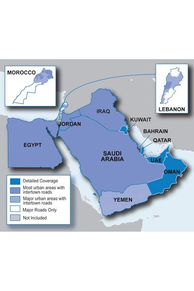 Garmin City Navigator Middle East and North Africa NT SD Card