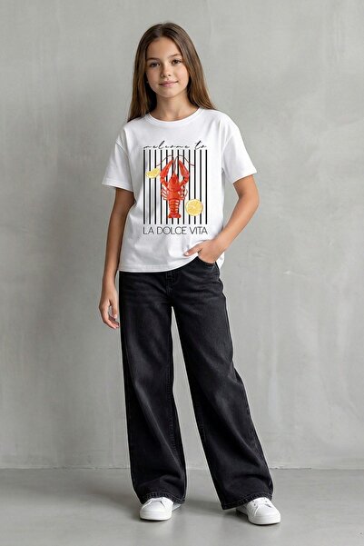 HAUSEkids Tricou pentru fete Dolce Vita, 9-14 ani, negru