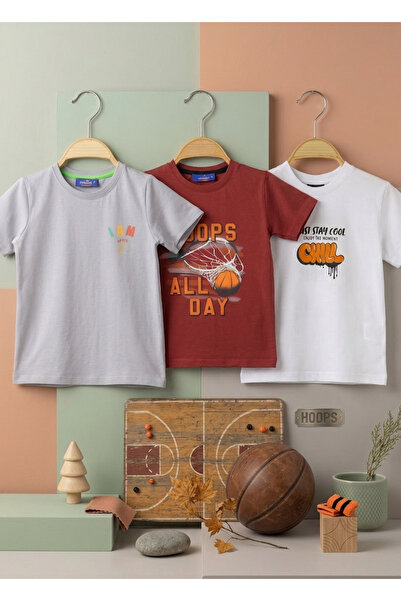 meyastore Boy's t-shirt 3-pack