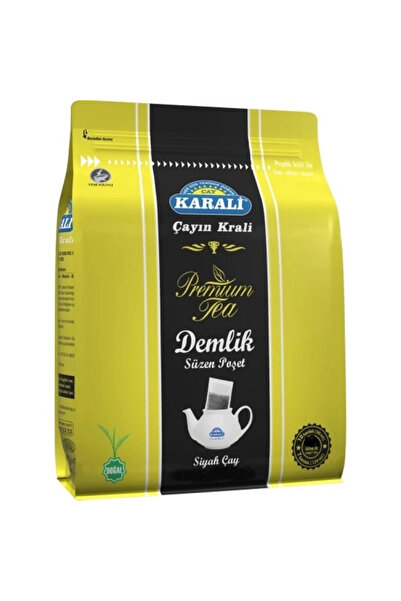 Karali Çay Karali Premium Demlik Süzen Poşet 960 Gr 40x24 Gr - 3 Adet Rize Ca...