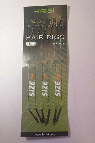 Hazır Sazan Takımı 6'lı Set Carp Fishing Kancalı Olta Takımı (Kanca 2 numara) Hirisi Balıkçılık.