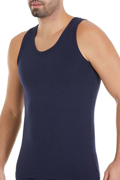 YILDIZ Modal Men's Undershirt Navy Blue 3-Pack