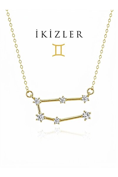 Rüya İkizler Burcu Yıldız Haritası Kolye