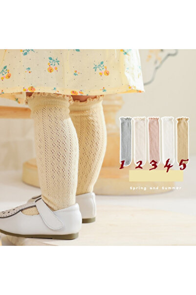 Superbaby Sosete trei sferturi cu model din tesatura diverse culori (pret 1 b...