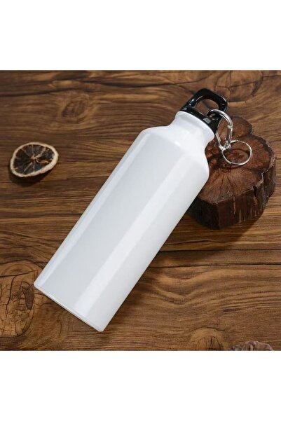 genric Pack (Ten Pieces) of Aluminum Thermos with Ring and Black Lid, Sublima...