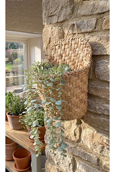 Ahşap Evi Ψάθινο μποέμ Καλάθι ράφι εφημερίδων αξεσουάρ διακόσμηση βιβλίο Στολ...