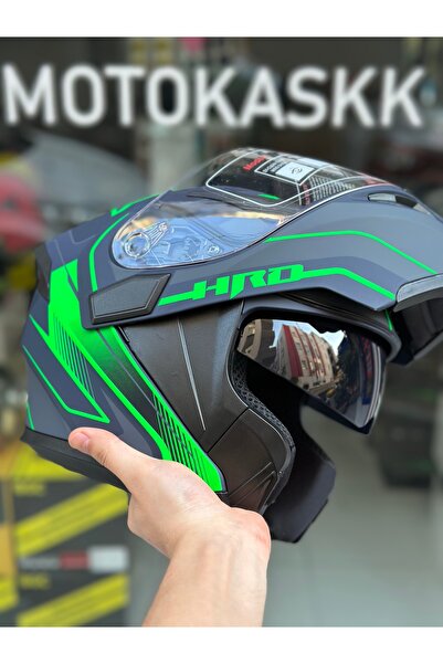 Palas Motor ( motokaskk ) Büyük Beden 2XL Çene Açılır Motosiklet Kaskk ECE22....