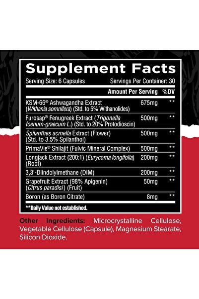 Unmatched Longevity Test | Testosterone Booster for Men | Optimize Male Vital...
