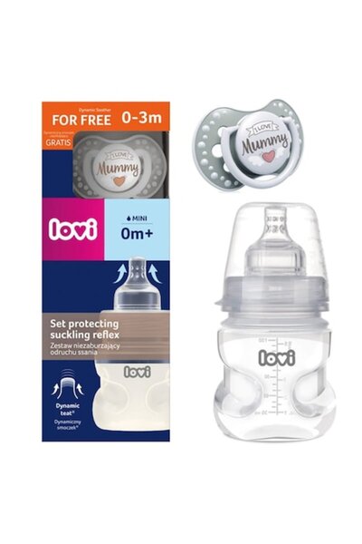 LOVI Set de biberon și tetine, Lovi, Medical+, Tetină Dynamic, Sistem de vent...
