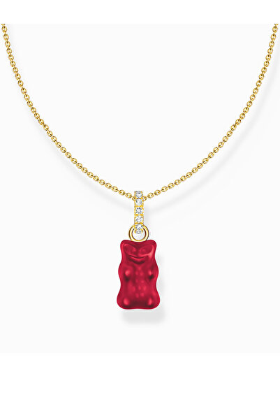 Thomas Sabo KE2209-414-10-L45 Επιχρυσωμένη αλυσίδα με κόκκινο μενταγιόν Goldb...