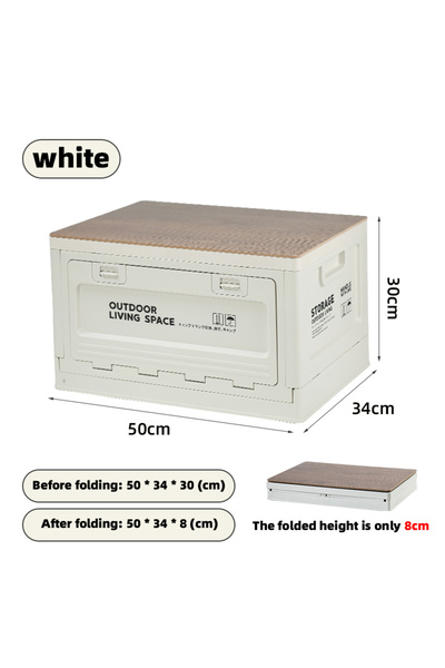 Old_Feller Multifunctional Outdoor Storage Box & Foldable Camping Table with ...