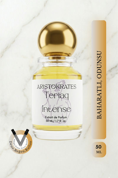 Aristokrates Teriaq Intense Unisex Extrait de Parfüm 50 ML | Baharatlı, Oduns...