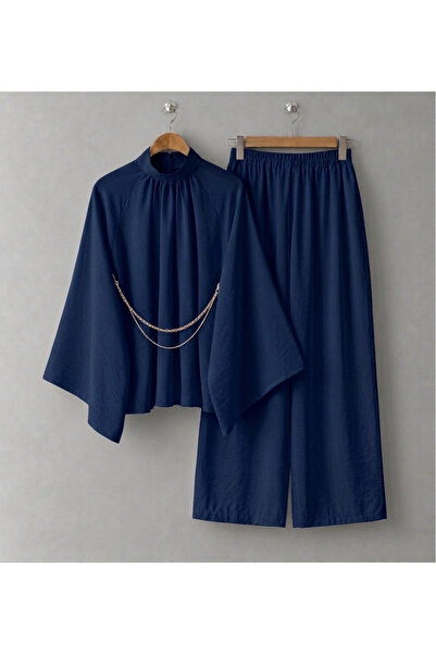 feiruz Accessory Detailed Premium Fabric Lissie Double Set