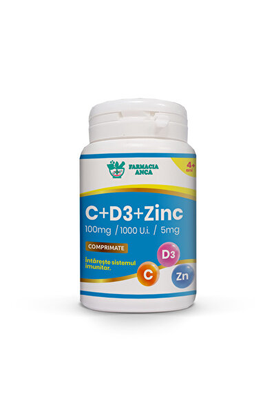 Farmacia Anca L-C+D3+ZINC*60 COMPRIMATE