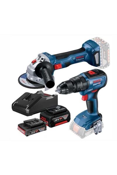 Bosch Gws 180-lı Gsb 18v-50 Profesyonel Set(2,0AH 4,0AH)