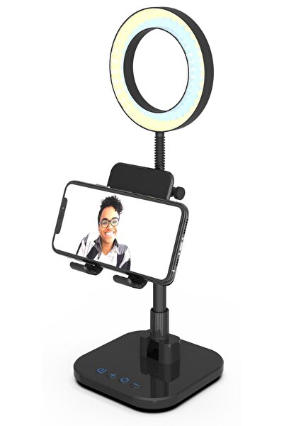 Digipower Success Suport Birou cu Lampa LED Ring Light 6" pentru Telefon si T...