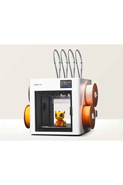 Snapmaker U1 Beyaz 3D Yazıcı Filament ile Uyumlu Modern Tasarım ve Kullanım K...