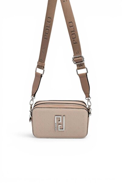 Silver Polo Beige - Latte Fashion Women's Crossbody Bag Sp1078