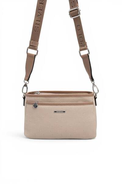 Silver Polo Beige - Latte Fashion Women's Crossbody Bag Sp1184