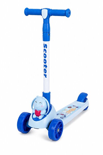 DAT Blue 3 Wheel Bunny Kids Scooter with LED Light Up Wheels, DAT, Ages 3-10,...