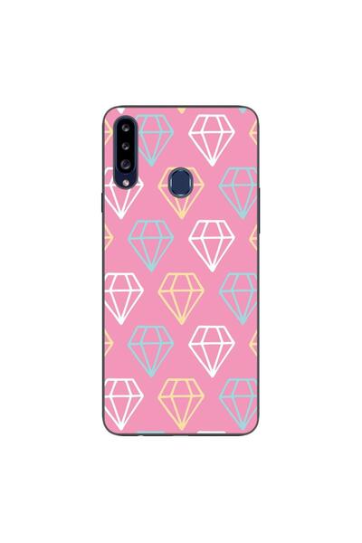 OEM Husa compatibila cu Samsung Galaxy A20S Silicon Gel Tpu Model Diamond Pat...