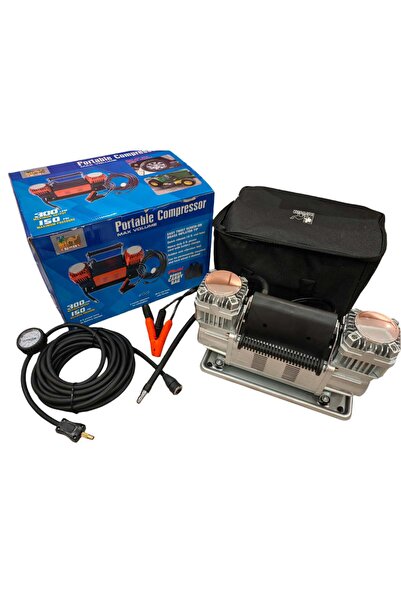Alayjah Portable 2 cylinders big compressor 150 PSI 300 liters per minute