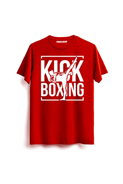 hakuof Kickboxing Unisex T-Shirt Kickboxing Cotton