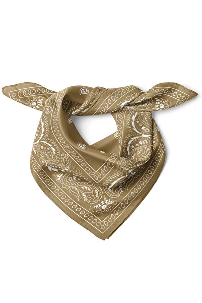 nehir eşarp Etro Ethnic Pattern Cotton Cottony Scarf Bandana 50X50 cm