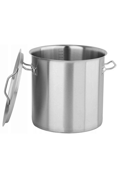 VOREL by YATO Oală înaltă din oțel YATO, 21L, 30cm, pentru inducție, cu capac...