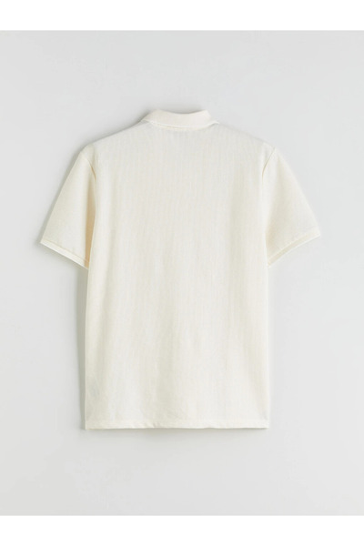 LC Waikiki Yellow Polo Neck Short Sleeve Men's T-Shirt