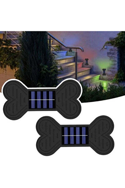 Vivendo Set 2 Lampi Solare LED pentru perete,cu design decorativ in forma de ...