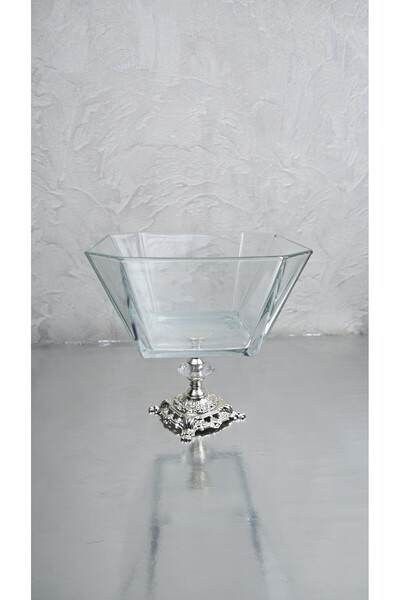 ASSA BAZAAR 10 Piece Silver Metal Stand Presentation Set