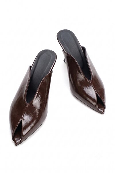 nhtshoes Women's Pointed Toe Heeled Slippers