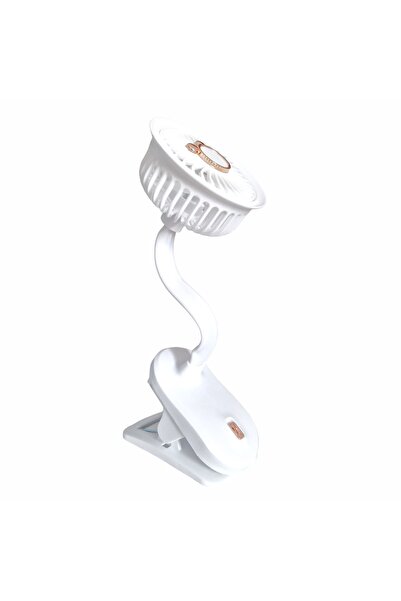 Naimeed Company Ventilator, cu baterie, Naimeed D5862, USB, Alb, 105x240x90mm