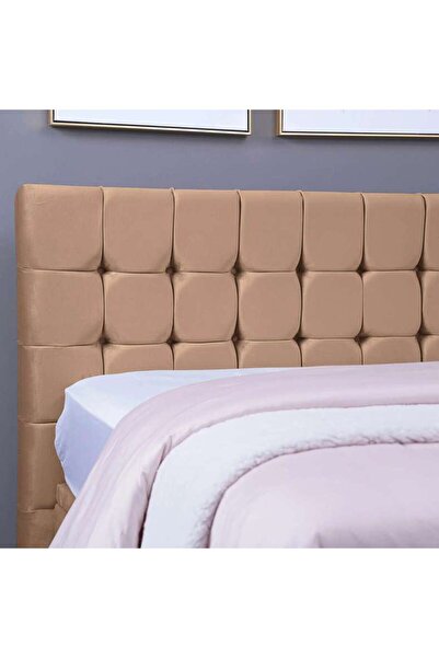 PAN HOME VISTA HEADBOARD VELVET GOLD L-140 : H-125 CM