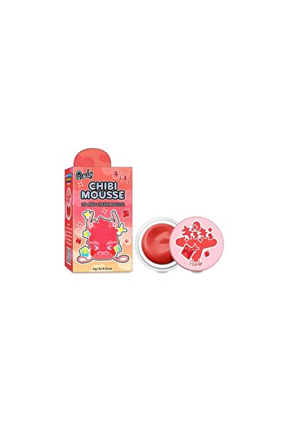 RUDE cosmetics 2 în 1 Fard de obraz și balsam de buze tip mousse Chibi Mousse...