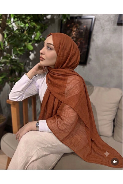 Butik Yeni Zer İthal Mocha Nefes Pamuk Şal