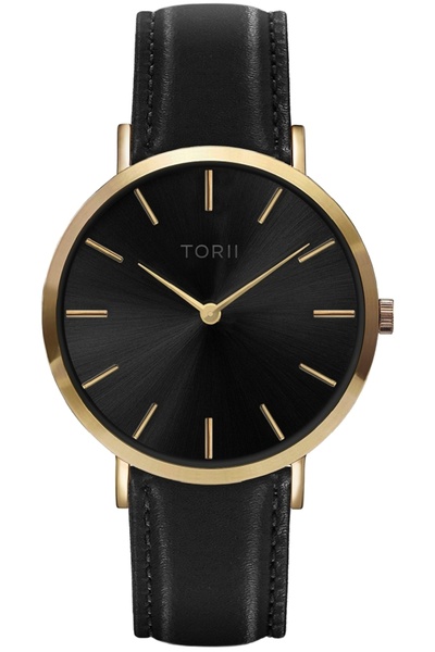 Torii Ceas unisex G38BL.BG — negru, stil clasic