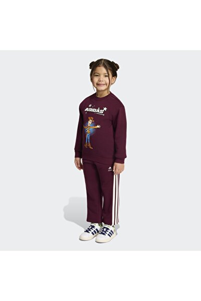 adidas Lk Dy Ts T Jog طقم رياضي للأطفال من الجنسين - طقم علوي وسفلي KG6131