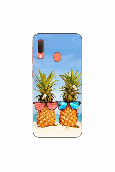 OEM Case compatible with Samsung Galaxy A20e Silicone Gel Tpu Model Beach Pin...