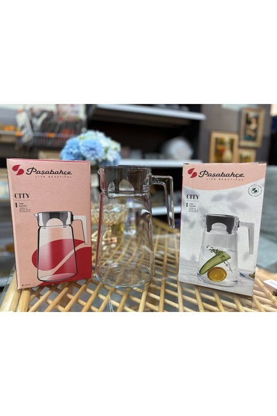 Paşabahçe 2 Adet City Modeli Cam Sürahi 2 Litre