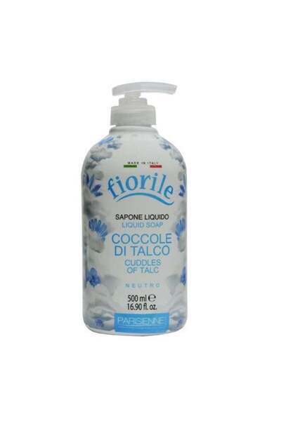 fiorile Liquid Soap Talc 500ML | Nourishing & Moisturizing Hand Wash | Germ P...