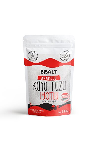 Bisalt Anadolu Kaya Tuzu İnce İyotlu 1500 G