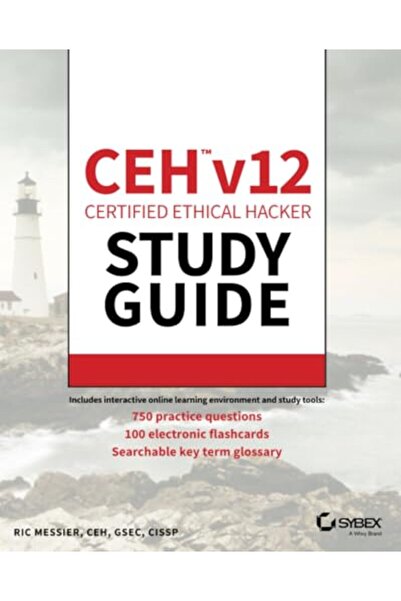 Generic Brand دليل دراسة CEH v12 للمخترقين الأخلاقيين مع 750 سؤالًا تدريبيًا